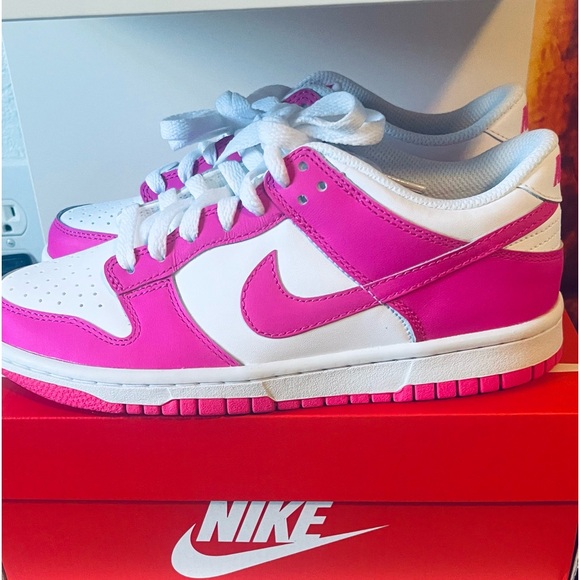 Nike Other - NWT Nike Dunk Low
Laser Fuchsia (GS)